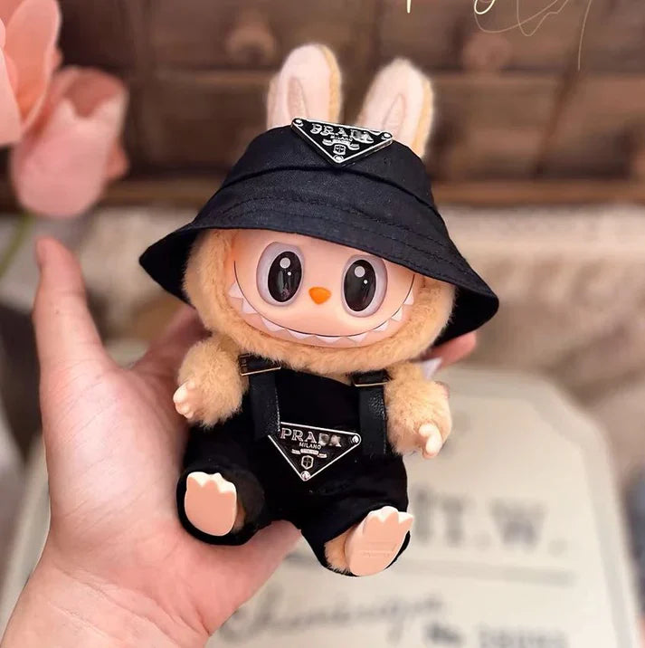 LabubuMania – Outfit PR Black (Labubu incluso)