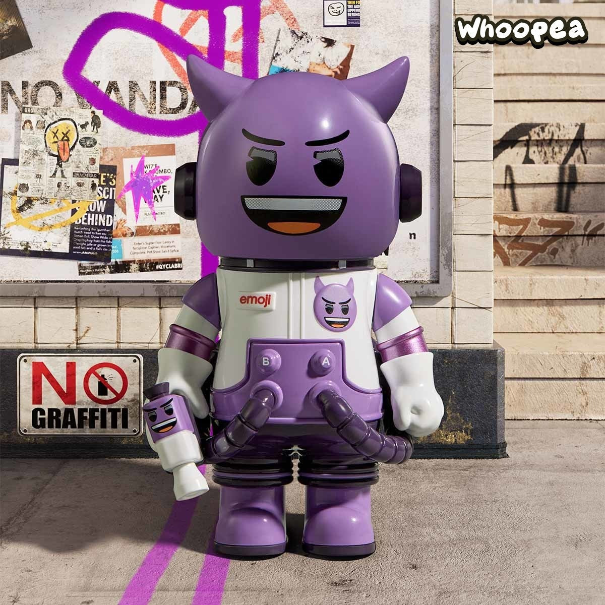 MEGA SPACE MOLLY 100% × emoji? Series Figures, Blind Box
