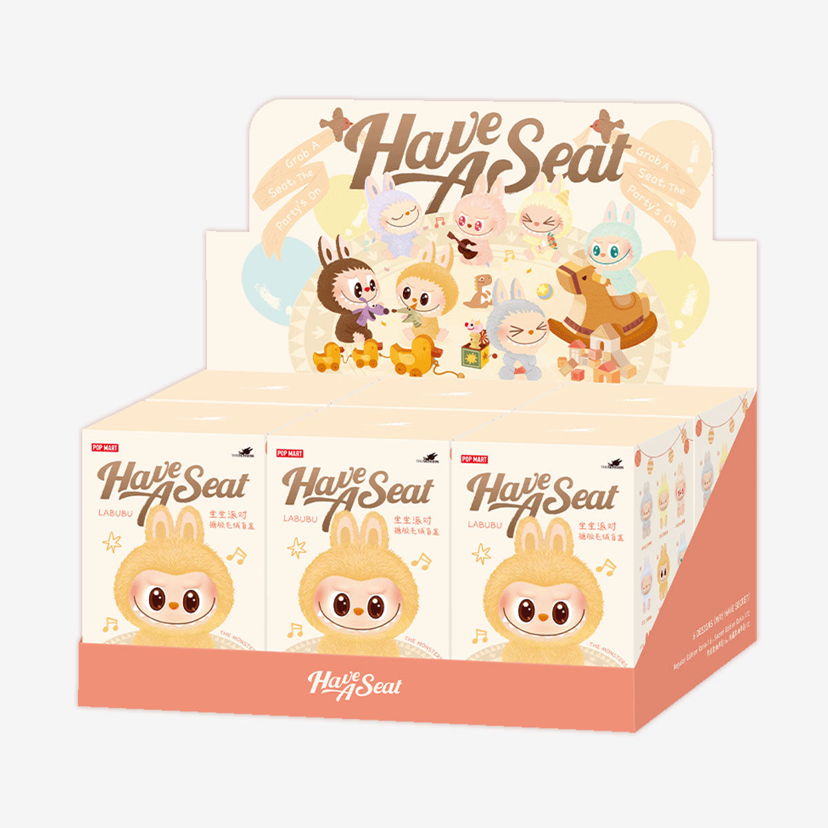 POP MART THE MONSTERS Labubu Have a Seat ORIGINALI