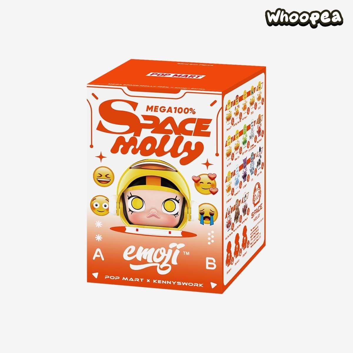MEGA SPACE MOLLY 100% × emoji? Series Figures, Blind Box