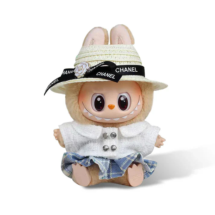 LabubuMania – Outfit CH White (Labubu incluso)