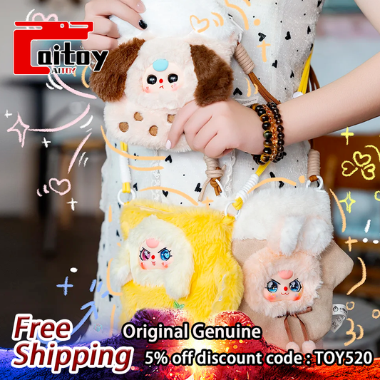 Baby Three mobile bag shoulder bag series trendy play blind box Original Genuine