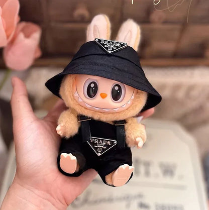 LabubuMania – Outfit PR Black (Labubu incluso)