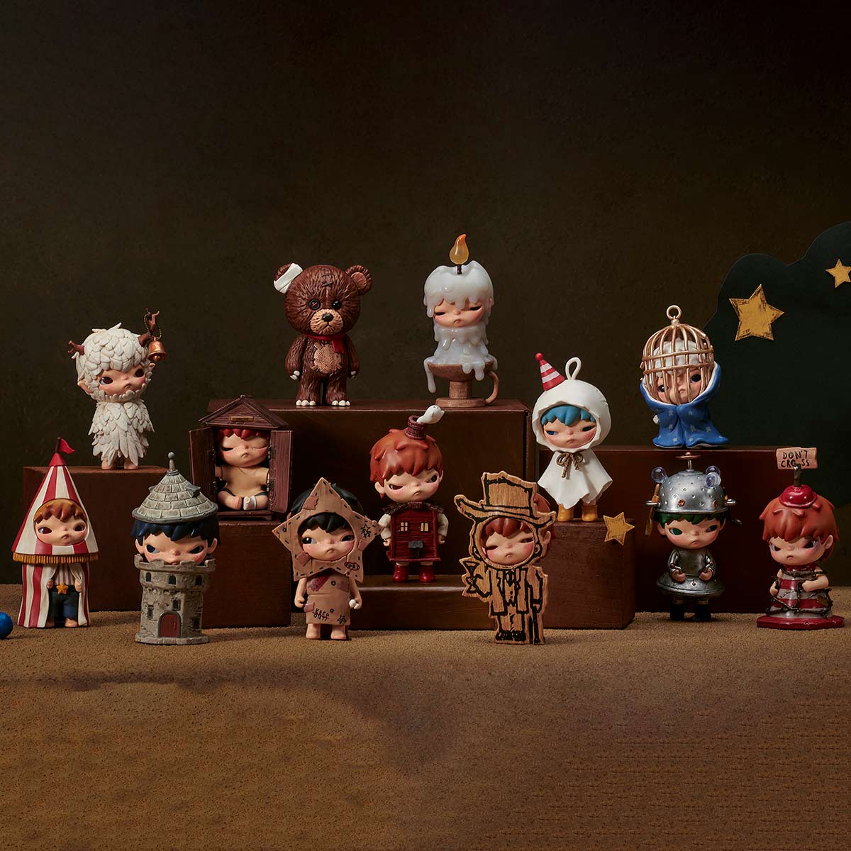 Labubucity - Hirono Shelter Figures