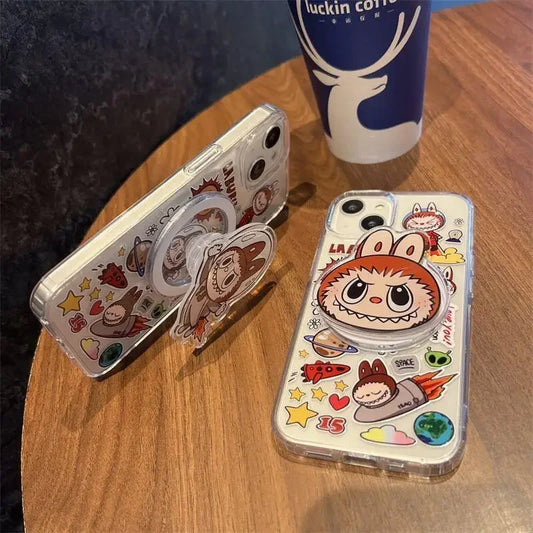 Labubu Magnetic Holder and Magsafe Case - iPhone