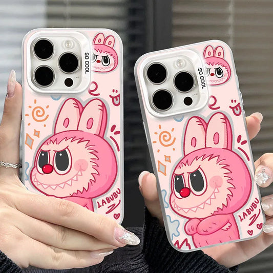 Labubu Phone Case For iPhone - Shockproof Back Cover