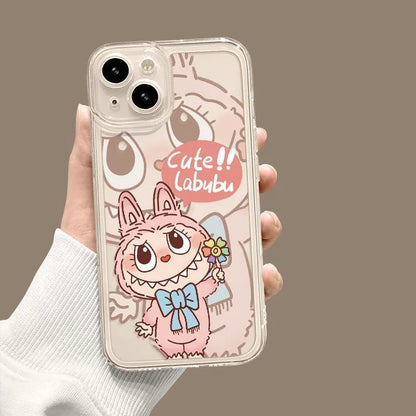 Labubu Zimomo Couple Phone Case For iPhone