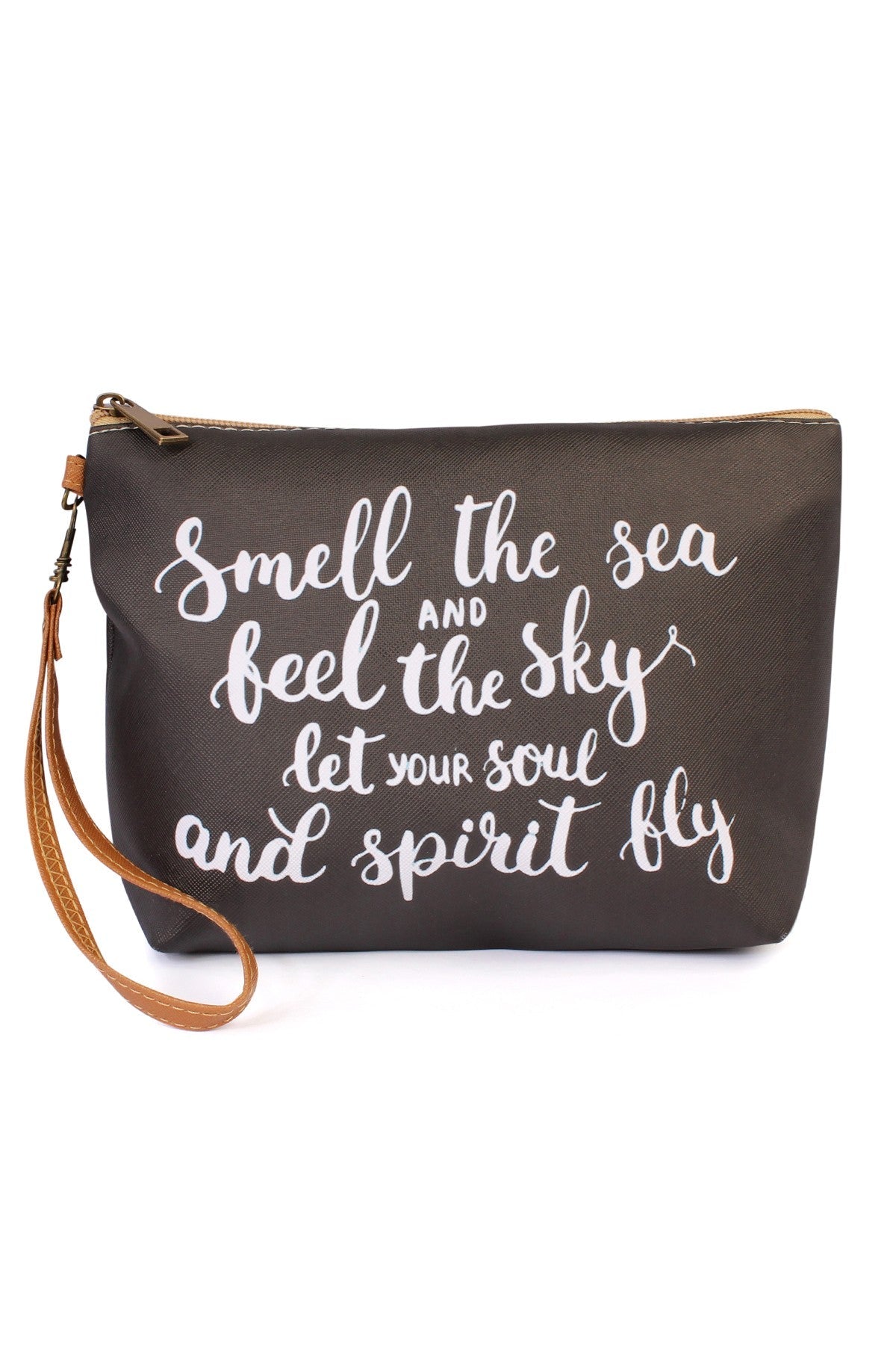 "SMELL THE SEA..." WRISTLET MAKE UP BAG/6PCS