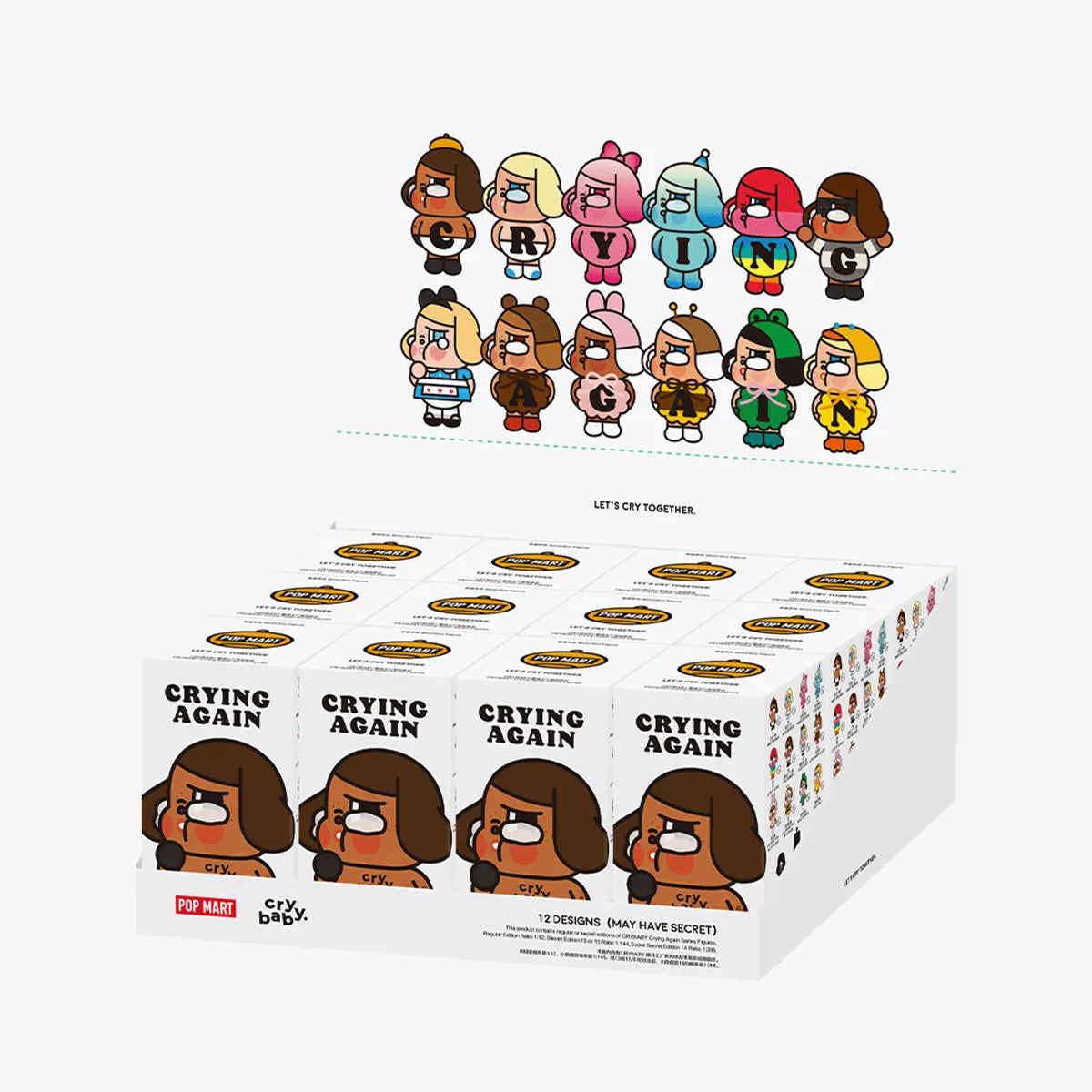 LabubuCity - Complete Set Cry Baby Figures (12 Blind Box)