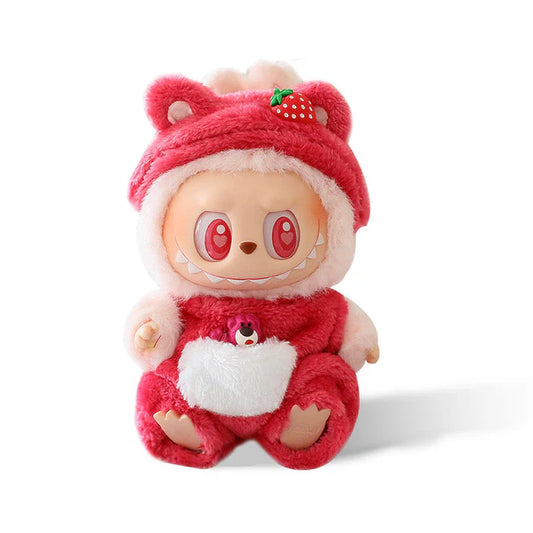 LabubuMania – Outfit Strawberry (Labubu incluso)