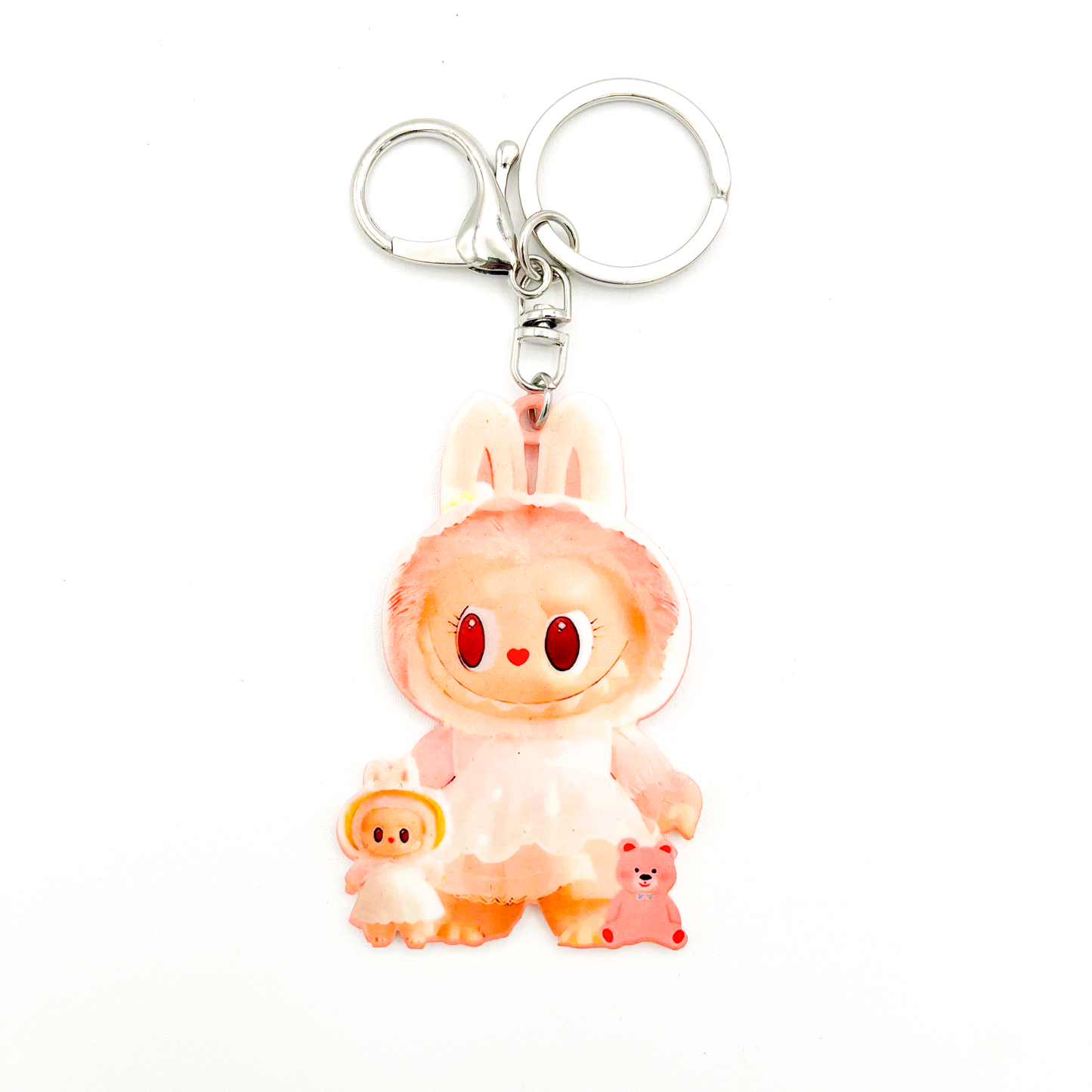 Acrylic Bag Charms: Labubu Mokoko V2