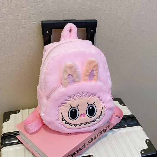 Fluffy Labubu Backpack
