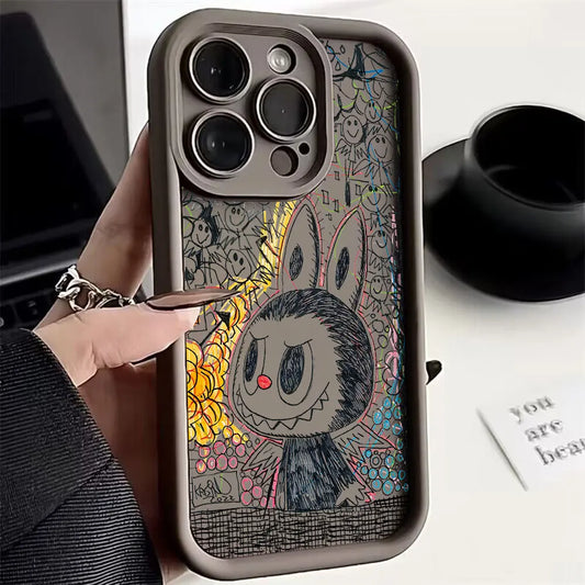 Labubu Phone Case For Google Pixel - Soft Silicone Back Cover